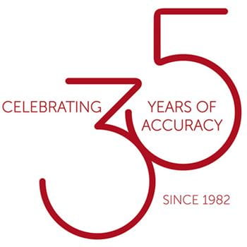 Celebrating 35 years of accuracy